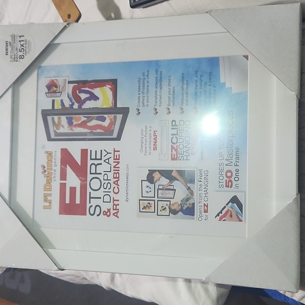 EZ store and display art cabinet